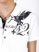 Skull Pegasus Polo Shirt