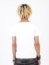 Cross Flocked Tee