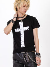 Cross Flocked Tee
