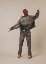 Flower Logo Denim Blouson