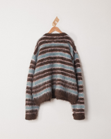 Wool Mix Shaggy v Necker Sweater