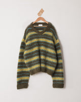 Wool Mix Shaggy v Necker Sweater