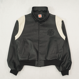 the inner peace quilted leather jacket