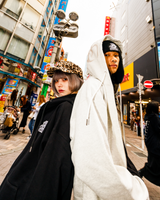 Galfy x 센티미터 지퍼 까마귀