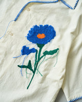 花刺繡sagara h/s襯衫