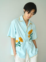 花刺繡sagara h/s襯衫
