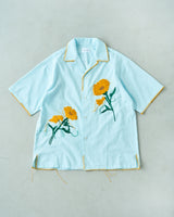 花刺繡sagara h/s襯衫
