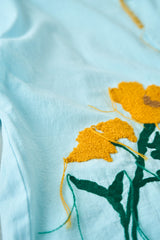 花刺繡sagara h/s襯衫