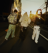 Doodle logo assorted zip hoodie