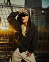 Doodle logo assorted zip hoodie