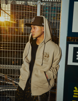 Doodle logo assorted zip hoodie