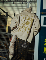 Doodle logo assorted zip hoodie