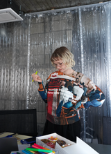 graphic crew neck Knit