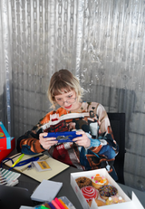 graphic crew neck Knit