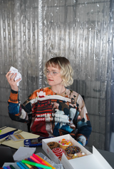 graphic crew neck Knit