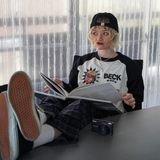 Time travel raglan Tee