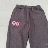 90 Logo Glitter Light Sweat Pants 【9090girl】