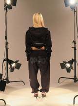 90 Logo Glitter Light Sweat Pants 【9090girl】