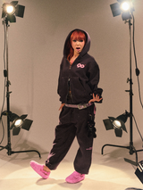 90 Logo Glitter Light Sweat Pants 【9090girl】