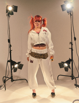 90 Logo Glitter Light Sweat Pants 【9090girl】