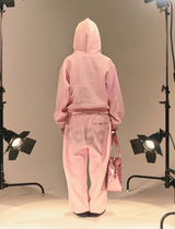 90 Logo Glitter Light Sweat Pants 【9090girl】