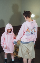 CONVENIENCEYOUNG×common gull products. people and animals hoodie