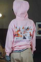 CONVENIENCEYOUNG×common gull products. people and animals hoodie