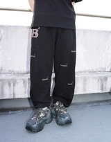 B logo sweat pants