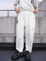 B logo sweat pants