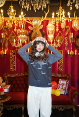 elderly couple thermal long Tee