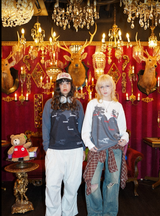 elderly couple thermal long Tee