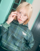 universal logo powder spray hoodie