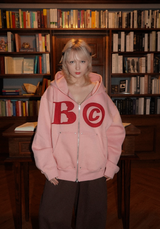 BC logo zip hoodie