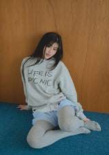Shesaidthat×common gull products. Nice to meet you. “life is picnic sweat”