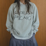 Shesaidthat×common gull products. Nice to meet you. “life is picnic sweat”