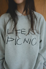 Shesaidthat×common gull products. Nice to meet you. “life is picnic sweat”