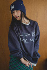 Shesaidthat×common gull products. Nice to meet you. “life is picnic sweat”