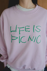 Shesaidthat×common gull products. Nice to meet you. “life is picnic sweat”