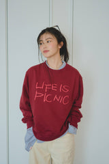 Shesaidthat×common gull products. Nice to meet you. “life is picnic sweat”