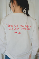 Shesaidthat×common gull products. Nice to meet you. "Long sleeve tee"