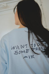 Shesaidthat×common gull products. Nice to meet you. "Long sleeve tee"