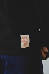 Shesaidthat×common gull products. Nice to meet you. "Long sleeve tee"