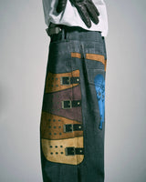 PISTOL HOLSTER COWBOY PRINT DENIM