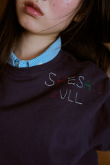 shesaidthat×common gull products. こんにちは、コーヒーでもどうですか?” stitch tee ”
