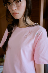 shesaidthat×common gull products. こんにちは、コーヒーでもどうですか?” stitch tee ”