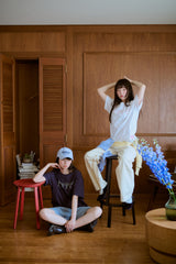 shesaidthat×common gull products. こんにちは、コーヒーでもどうですか?” flower tee ”