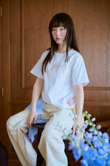 shesaidthat×common gull products. こんにちは、コーヒーでもどうですか?” flower tee ”