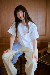 shesaidthat×common gull products. こんにちは、コーヒーでもどうですか?” flower tee ”