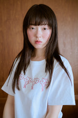 shesaidthat×common gull products. こんにちは、コーヒーでもどうですか?” flower tee ”