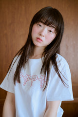shesaidthat×common gull products. こんにちは、コーヒーでもどうですか?” flower tee ”